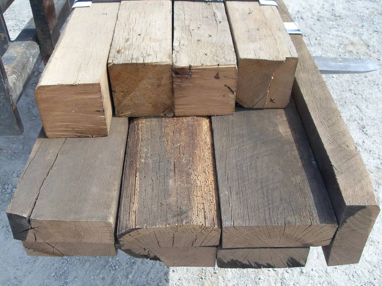 Oak Lumber and Timbers for Customer Approval / White Oak 6x6 and 3x8